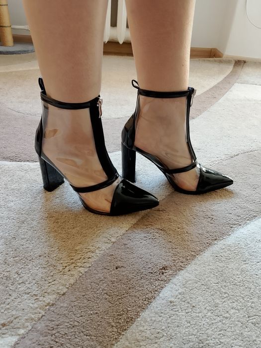 Buty damskie transparentne