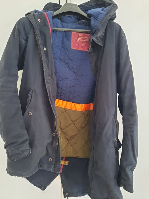 Parka Scotch &Soda navy blue