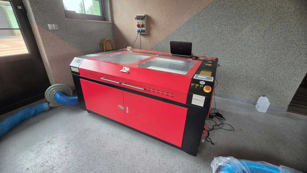 Ploter / laser CO2 140x90 cm KH1490 - jak nowy, używany kilka razy