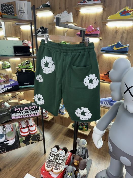 Шорти Denim Tears Green / White Logo