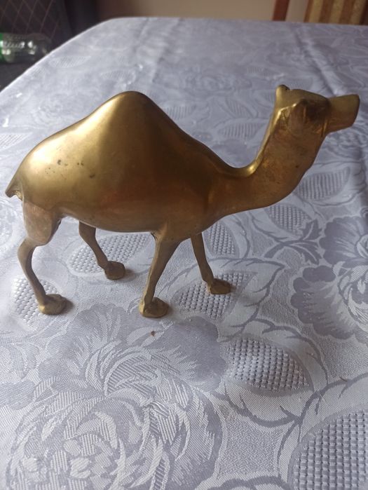 Wielbłąd z mosiądzu
