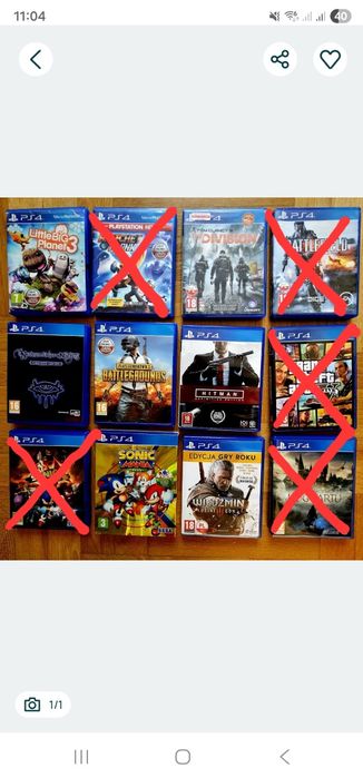 Gry na Play Station, PS4. Duży wybór.