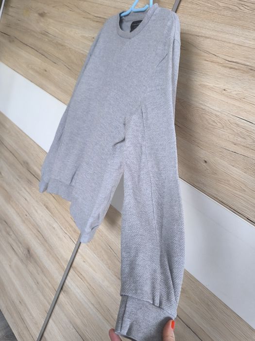 Szara bluza **Zara Essentials L 90% bawełna basic casual