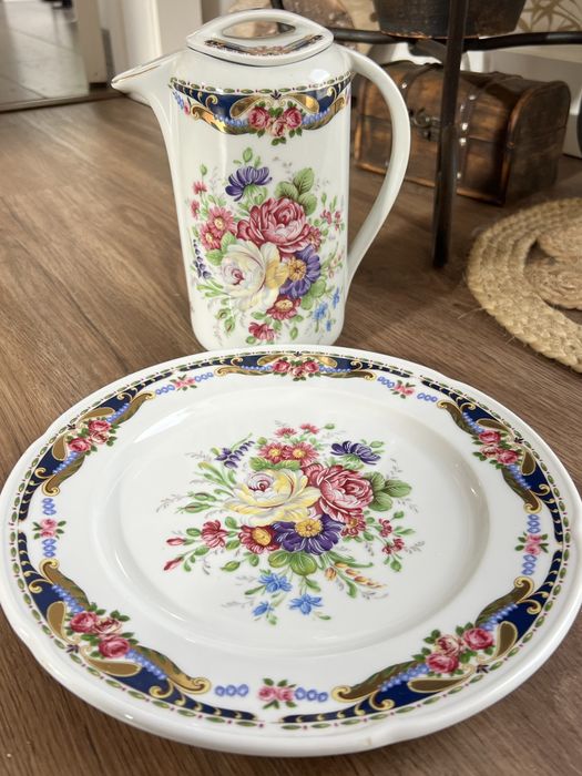 Conjunto Cafeteira Porcelana fina VIZAVI