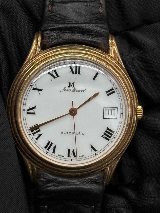 Zegarek Jean Marcel Automatic Swiss Made ETA 2892-A2 Złocony Box