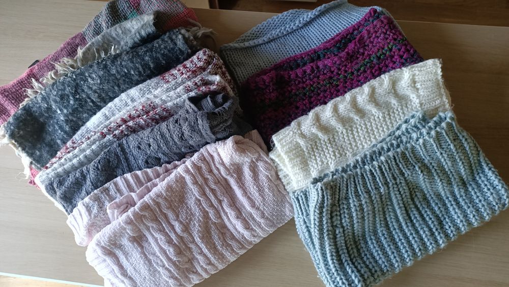 50szt mix paczka  szal  chusta  czapki   zimowe damskie dodatki