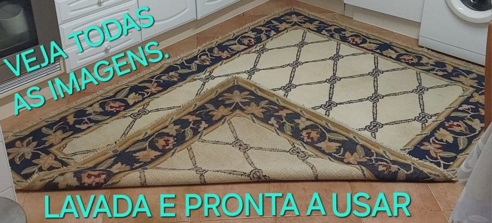 TAPETE/CARPETE ARRAIOLOS BONITA E GRANDE.Casa,Sala,Quarto,Escritório.