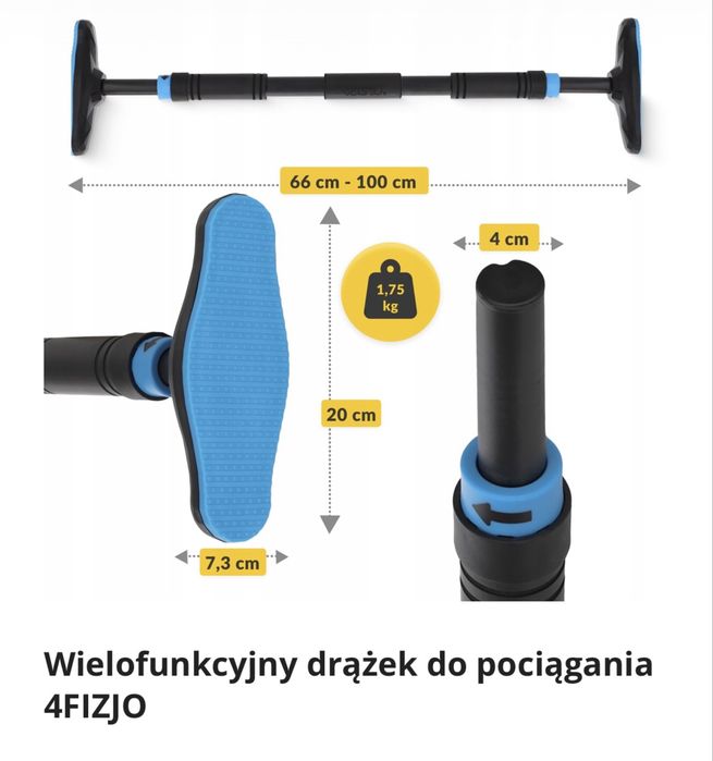 Drążek rozporowy do podciągania