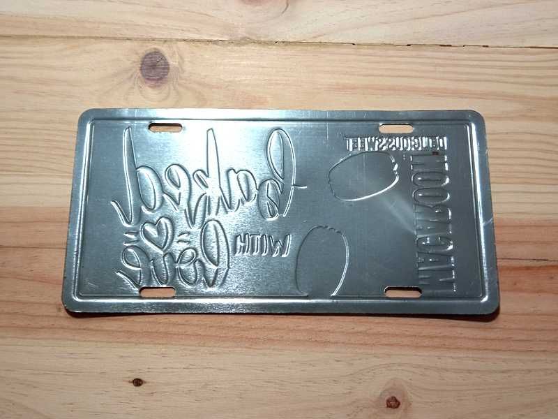 Placas de Metal Decorativas de Parede