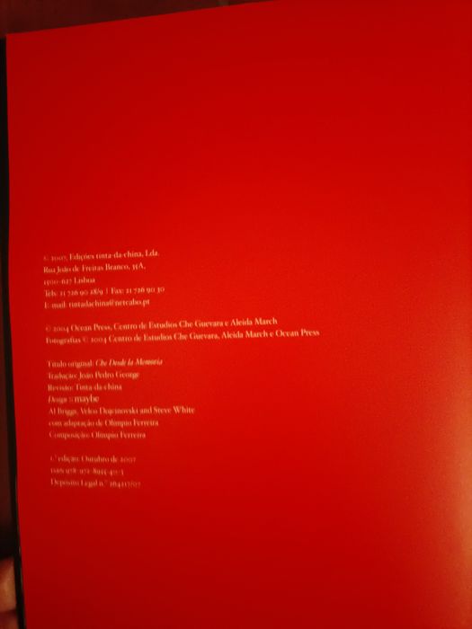 Livro CHE auto-retrato, Ed. Tinta da China