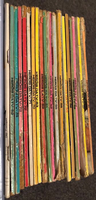 Revistas Marvel Heróis da TV anos 80/90