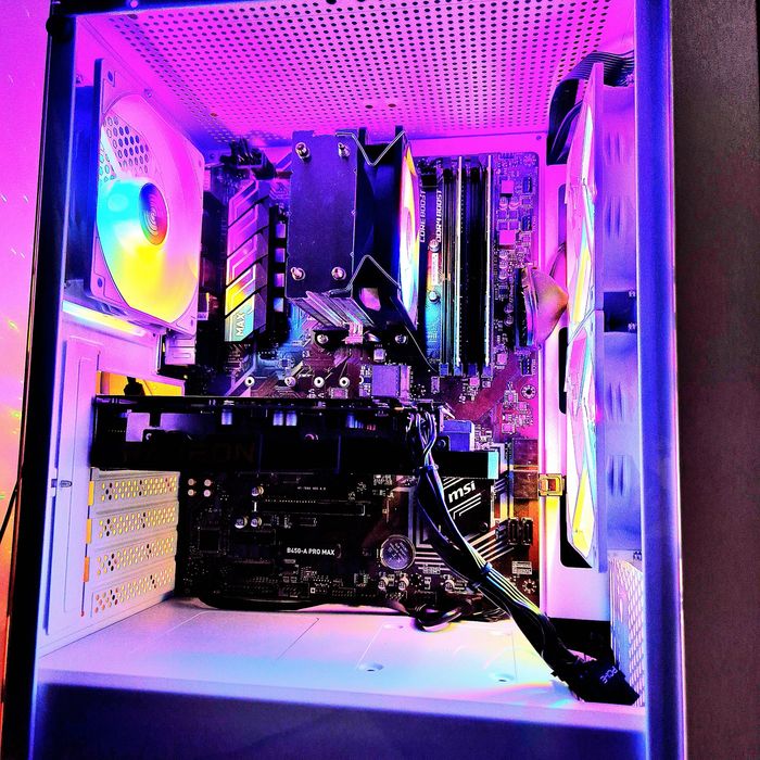 Komputer RX6600XT/Rtx3060ti/R5 5500/16gb ram/Gamingowy Okazja Gwarancj