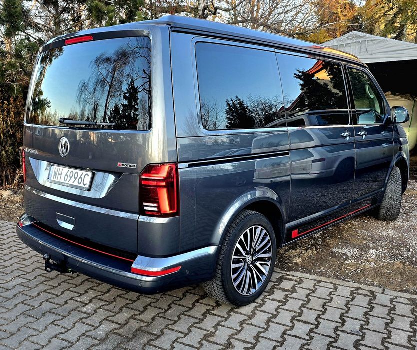 Wynajem kampera VW California Beach T6.1 4X4 do 6 os podróżujących wolny od września