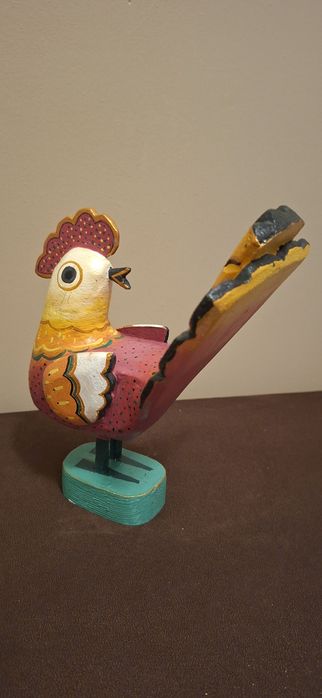 Ptaszek rzeźba ludowa