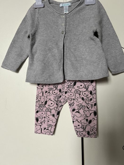 FOX & BUNNY spodnie leginsy 3-6 msc r. 68