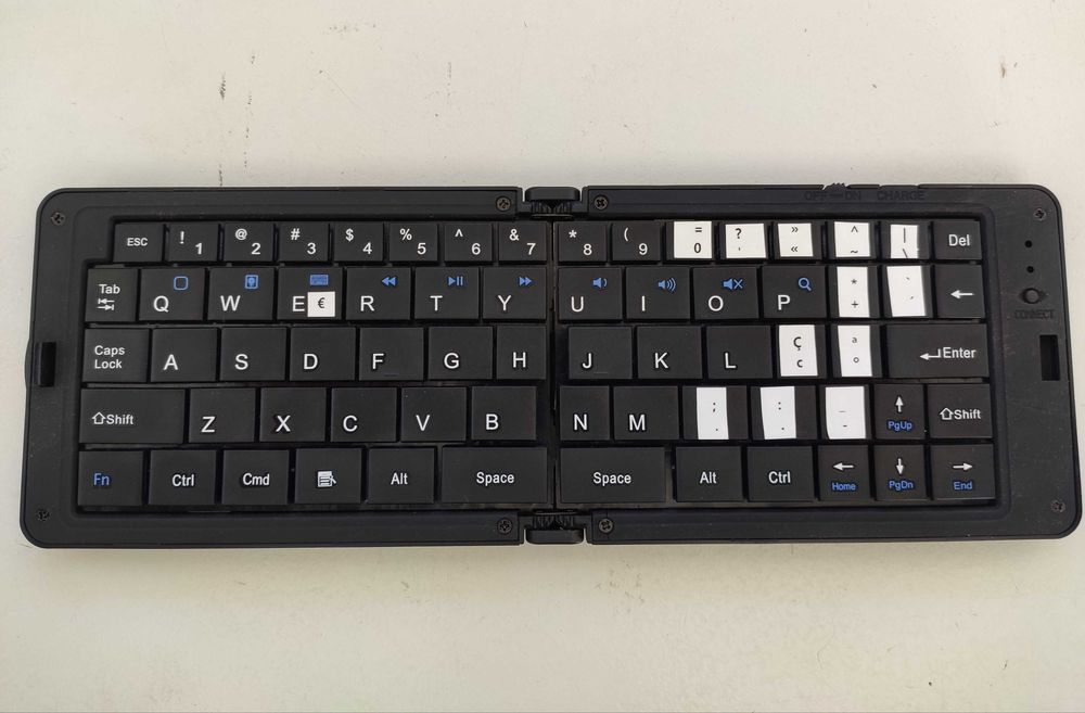 Teclado Bluetooth Dobrável Foldabits Preto