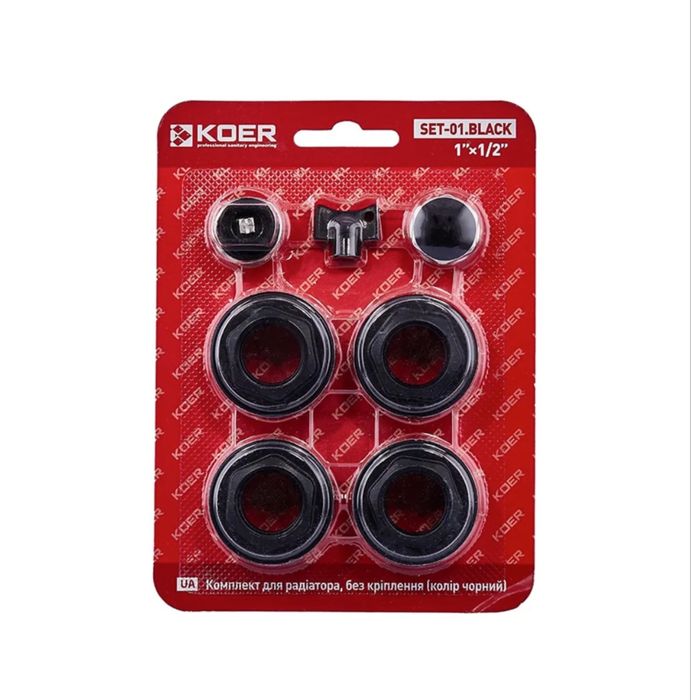 Биметаллический радиатор KOER 500/100 Black