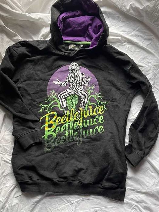 Czarna bluza - beetlejuice - 158/164