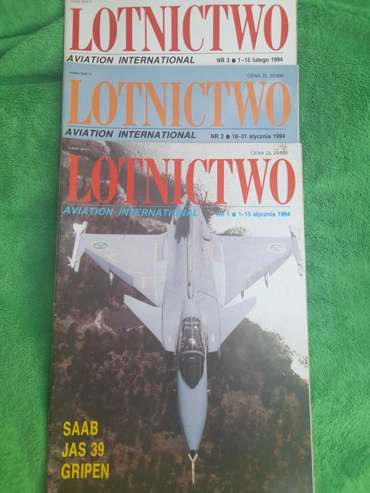 Zestaw LOTNICTWO rok 1994 SAAB Mig An-225 Embraer Jak Mi