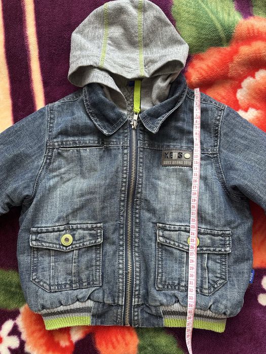 Куртка джинсова KEDS тепла для хлопчика осінь