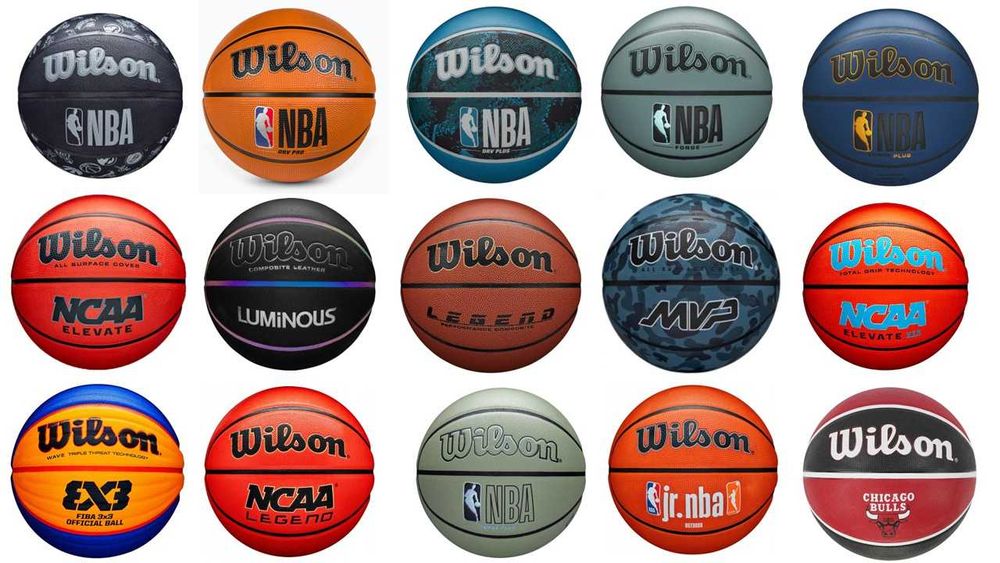 М'ячі баскетбольні WILSON (розмір 5-6-7) - Оригінал