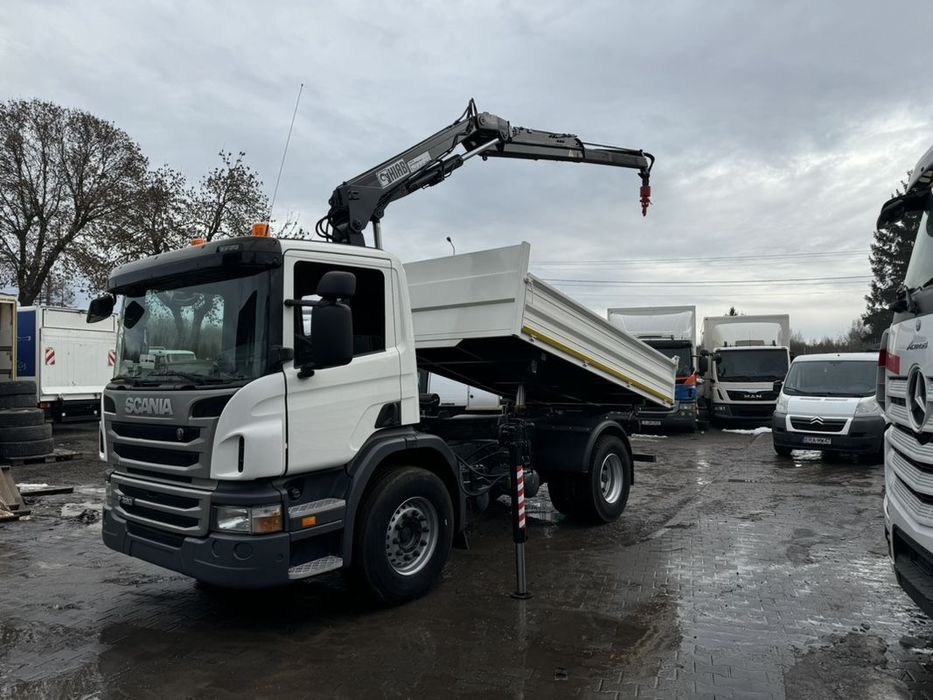 Scania P 320 / Wywrotka HDS HIAB
