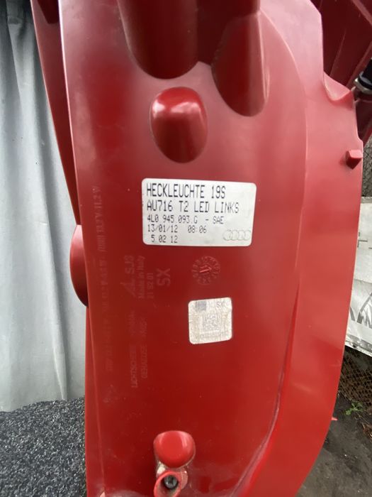 Задній стоп Audi Q7 4L 2012р європа