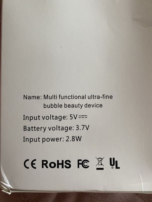 Multi Functional Ultra-Fine Bubble Beauty Device для очищення обличчя