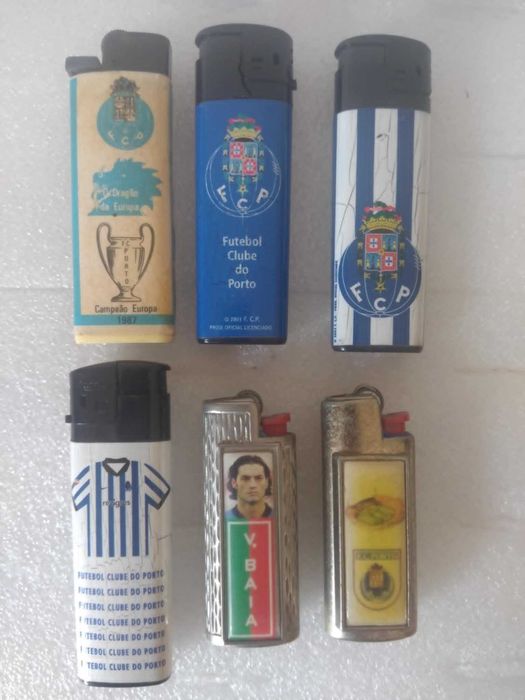 Vários Isqueiros do FC Porto Antigos.