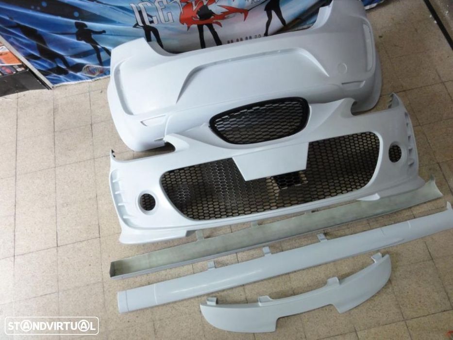 Kit completo em fibra  para-Choques Seat Leon  1P 05-09 Copa Edition
