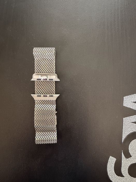 Ремінець для годинника Apple Watch 49mm Natural Titanium Milanese Loop