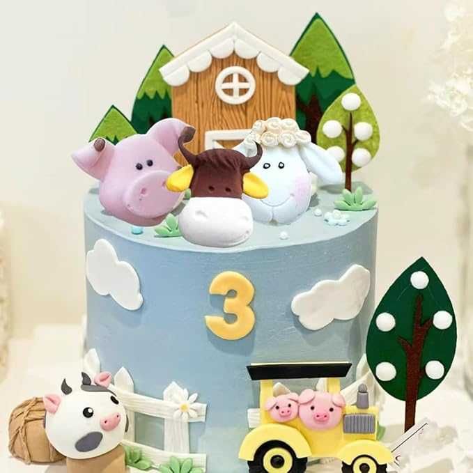 Forma Silikonowa Kształcie Zwierząt Krowy Świni Owcy Formy Silikonowe