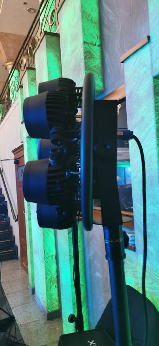 Dwie retro lampy dla Dj 7x 50w