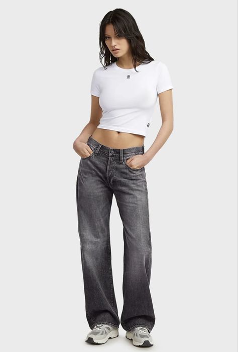 G-Star RAW Bowey 3D жіночі джинси, сірі, сині, вільні, оригінал