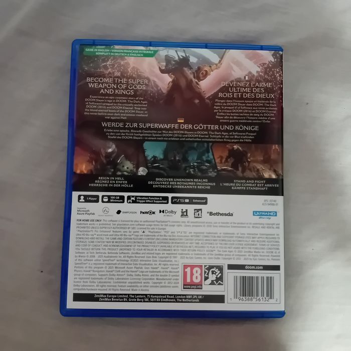 Doom the dark ages PS5
