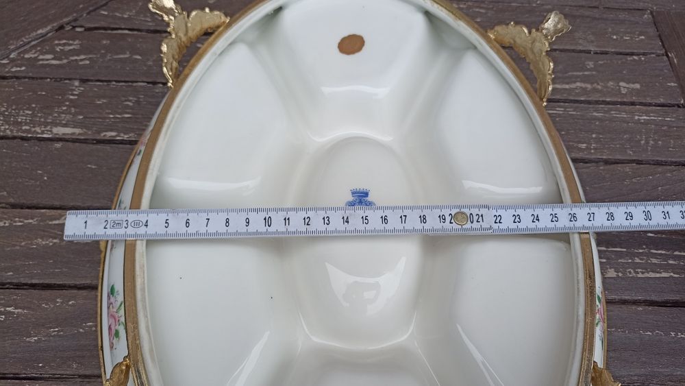 фарфоровая менажница Ceramiche Alfa  Италия.