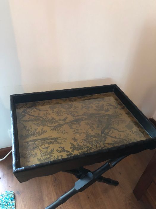 Tabuleiro móvel de decoração