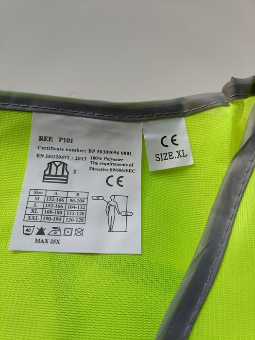 Colete de Segurança de Alta Visibilidade