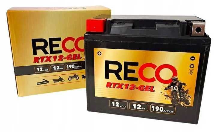 Akumulator RTX12-GEL YTX12 AGM 12V 12Ah 190A Gdańsk Rumia Pruszcz