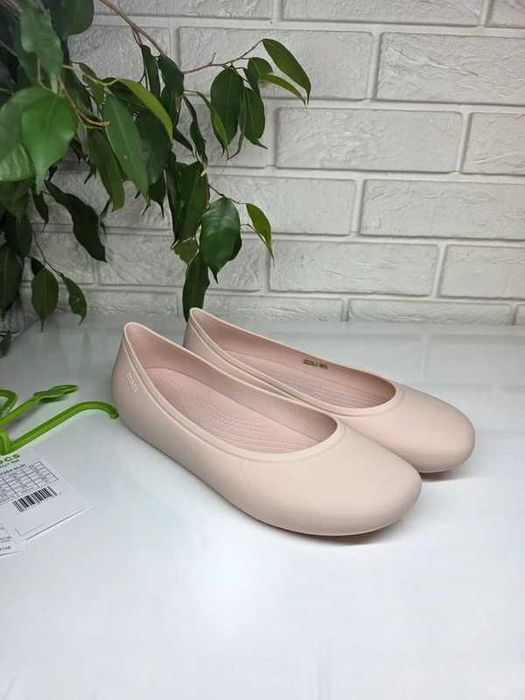 Baleriny crocs 38 39 w kolorze cielistym Crocsy baleriny 39