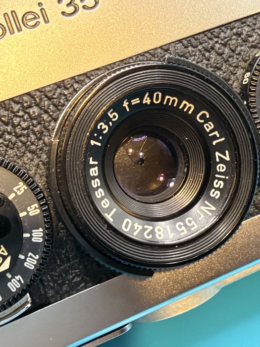 Rollei 35 Carl Zeiss Tessar + filtr UV + etui