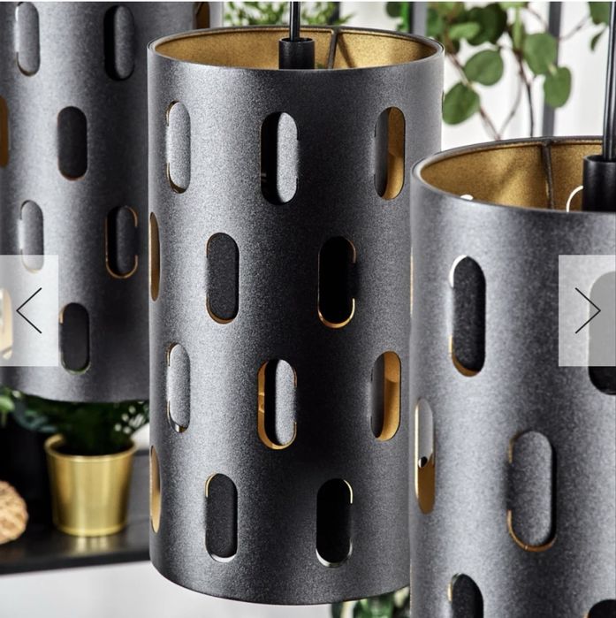 Lampa wisząca czarna