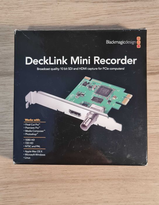 Placa de captura de vídeo Blackmagic Decklink Mini Recorder