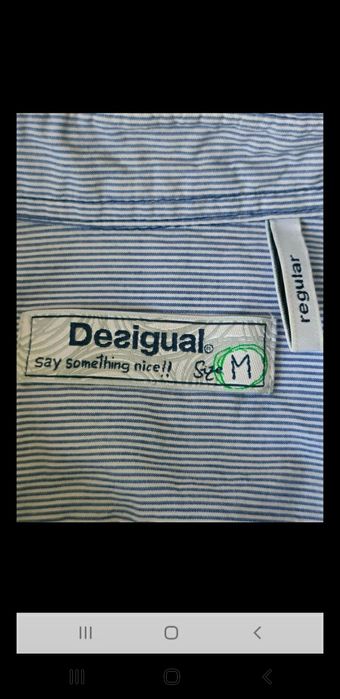 Koszula Desigual,rozmiar M,męska,w paski