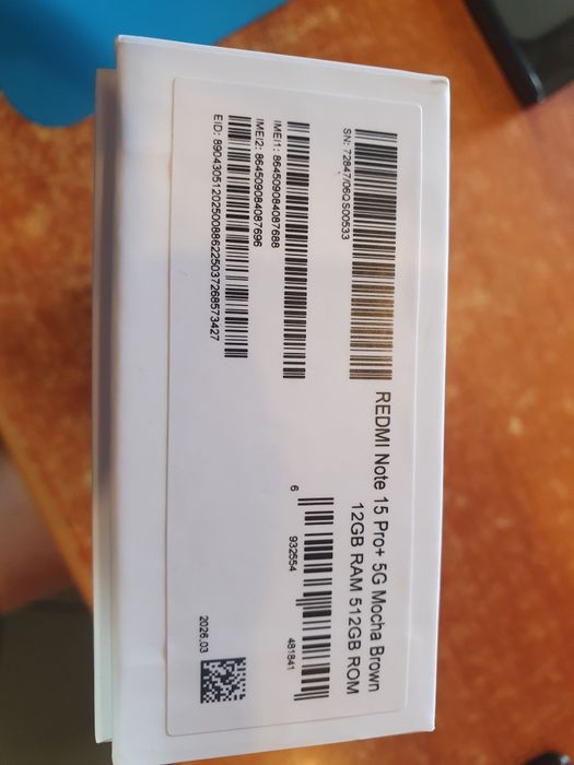 Remi note 15 pro +  5g  512 gb