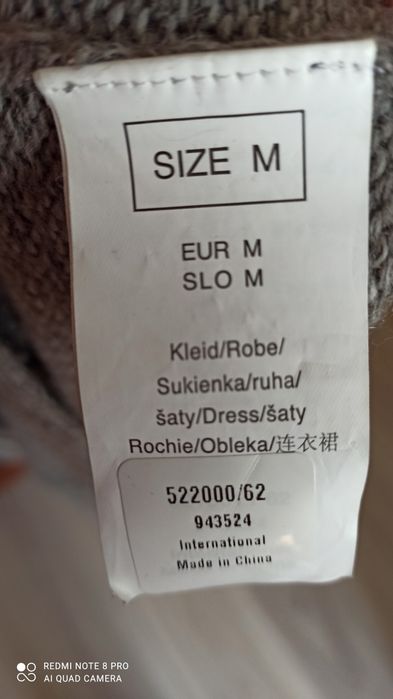 Sukienka dzianinowa, szara - Orsay