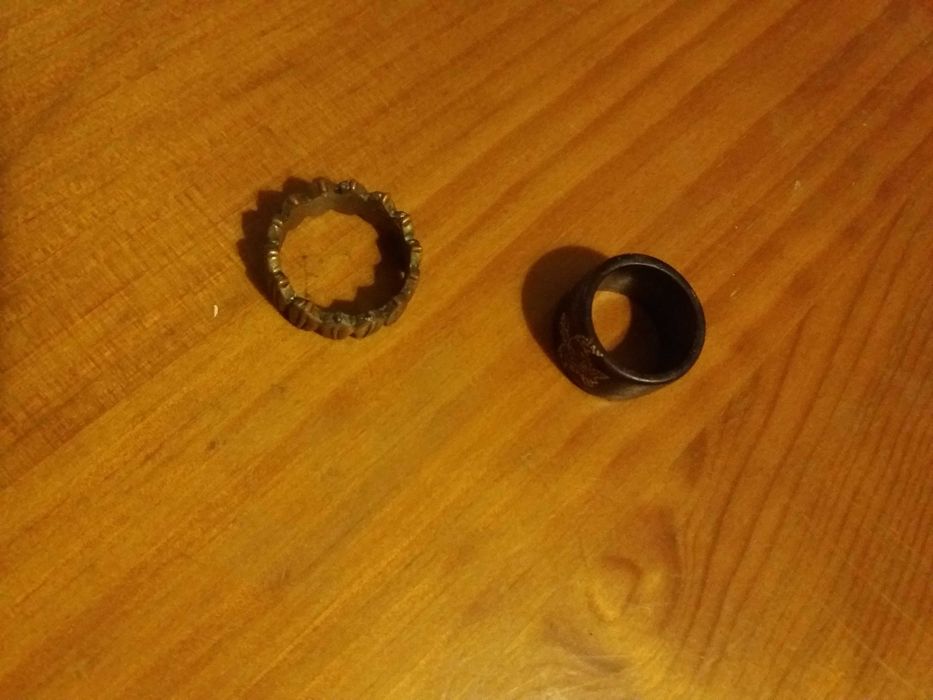 conjunto de 2 anéis