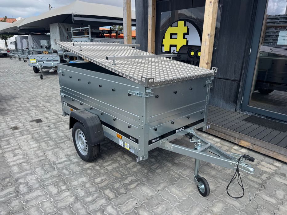 Atrelado MARTZ Basic 200 + kit de taipal duplo + Tampa de alumínio