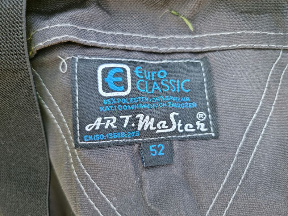 Spodnie robocze OGRODNICZKI siwe EUROCLASSIC r.52