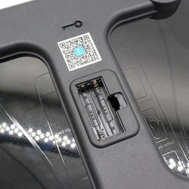 Умные смарт-весы напольные электронные с приложением для смартфона